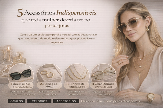 5 Acessórios Indispensáveis que toda mulher deveria ter no porta-joias