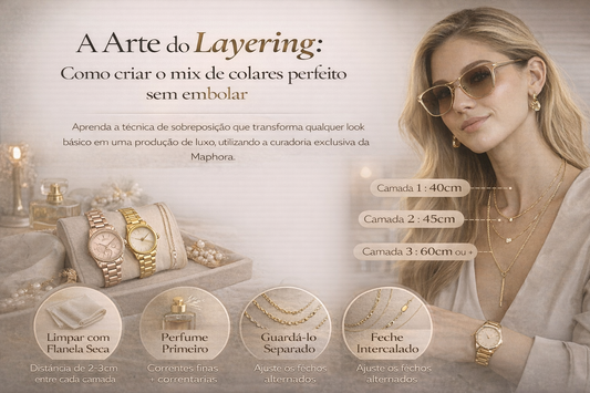 A Arte do Layering: Como criar o mix de colares perfeito sem embolar
