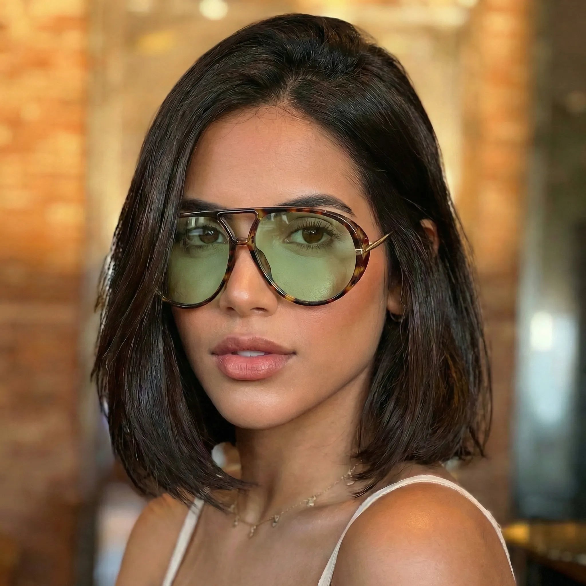 Óculos Feminino Modelo Tartaruga